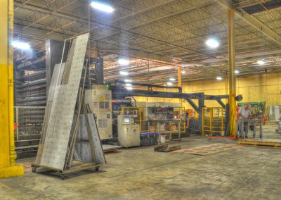 laser cutting area